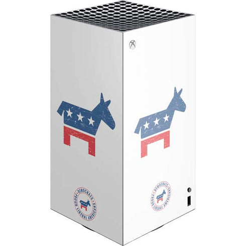 Democrat Donkey XBox Series X Digital Edition Console Skin